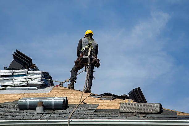 Professional Roof Replacement technician working in Bishopville, SC